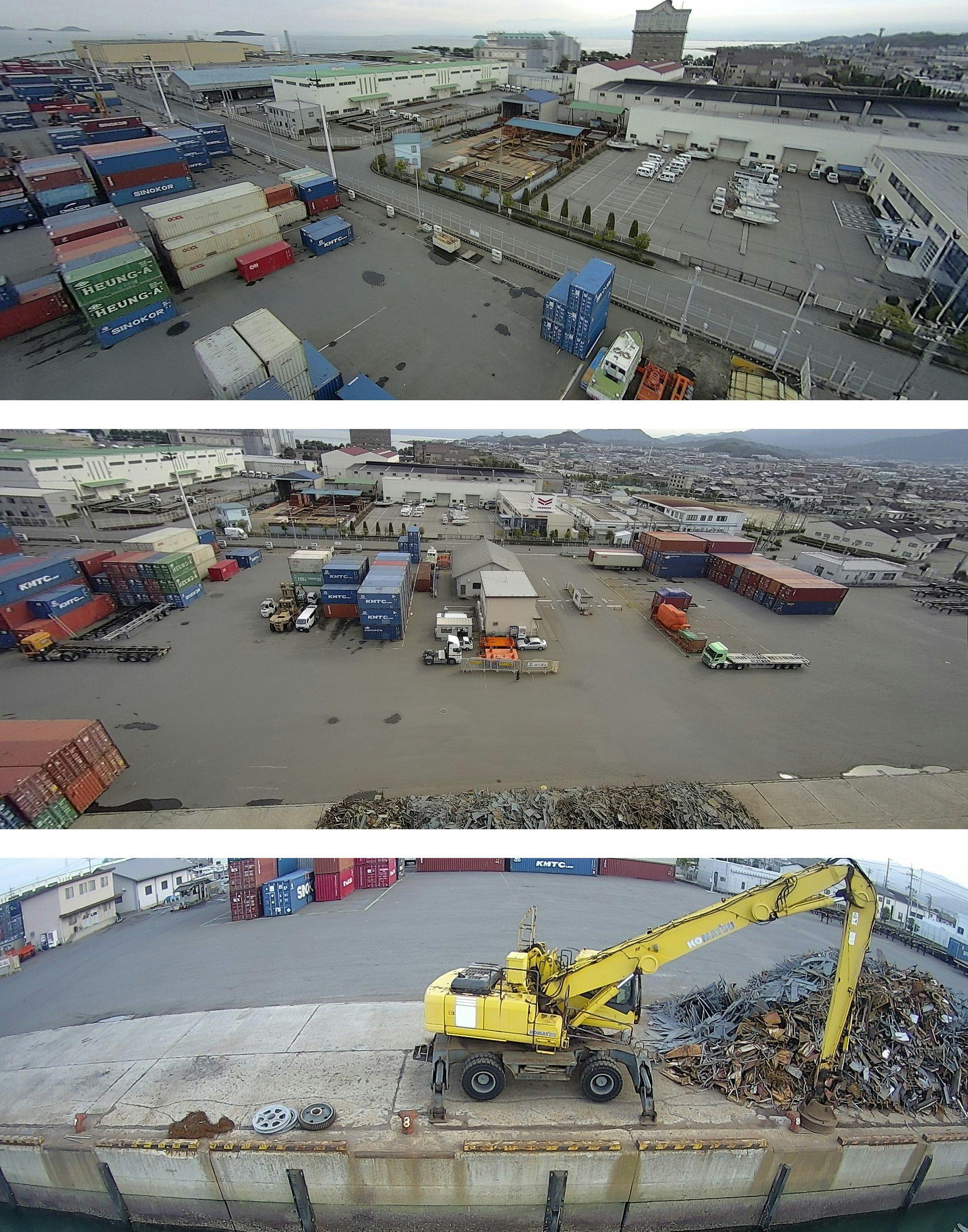Photos from the Bee of the port operations